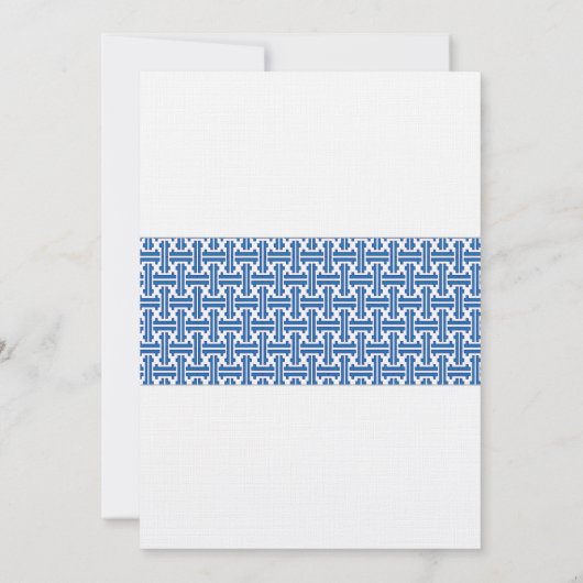 Boy Baptism Uitnodiging  | marine (Achterkant)