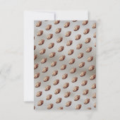 Boy Bearly Wait Amerikaans Football Baby shower Bedankkaart (Achterkant)