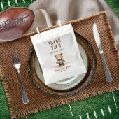 Boy Bearly Wait Amerikaans Football Baby shower Bedankzakje