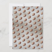 Boy Bearly Wait Amerikaans Football Baby shower Kaart (Achterkant)