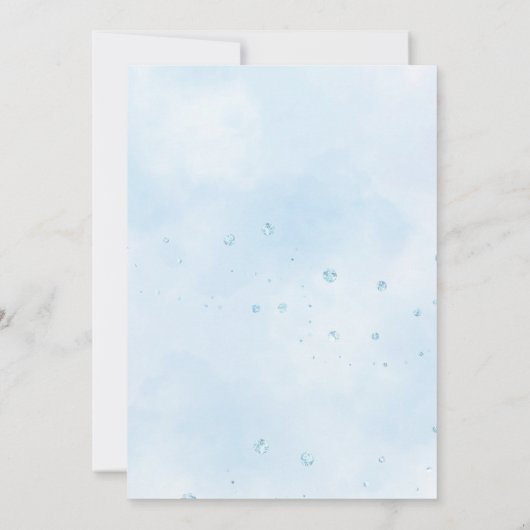 Boy Beer Baby shower Uitnodiging (Achterkant)