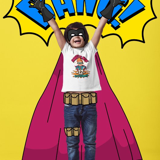 Boy Birthday Bash - Blauw en Sinaasappel Super Her Kaart