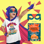 Boy Birthday Bash - Blauw en Sinaasappel Super Her Kaart