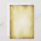 Boy Birthday Cowboy Gezocht Poster Uitnodiging (Achterkant)