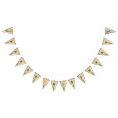 Boy Birthday - Dinosaur Stomp - partijvlaggen Vlaggetjes (Alle)