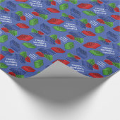 Boy Birthday Party - Bouwstenen Cadeaupapier (Hoek)