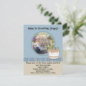 Boy Birthday Party Uitnodiging (Staand voorkant)