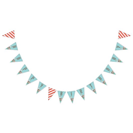 Boy Birthday - Pirate - Bunting Banner (Alle)