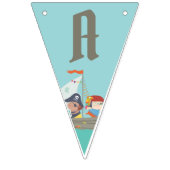 Boy Birthday - Pirate - Bunting Banner (Derde vlag)