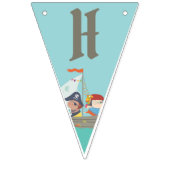 Boy Birthday - Pirate - Bunting Banner (Tweede vlag)