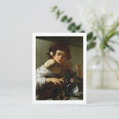 Boy Bitten door een hagedis, c.1595-1600 (olie op  Briefkaart (Staand voorkant)