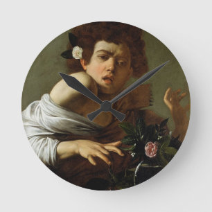 Boy Bitten door een hagedis, c.1595-1600 (olie op Ronde Klok