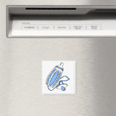 Boy blauwe fles fopspeen magneet (Insitu (Vaatwasser))
