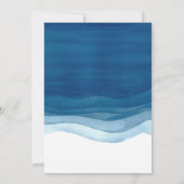 Boy Blue Baptism uitnodiging, eerste communie Kaart (Achterkant)