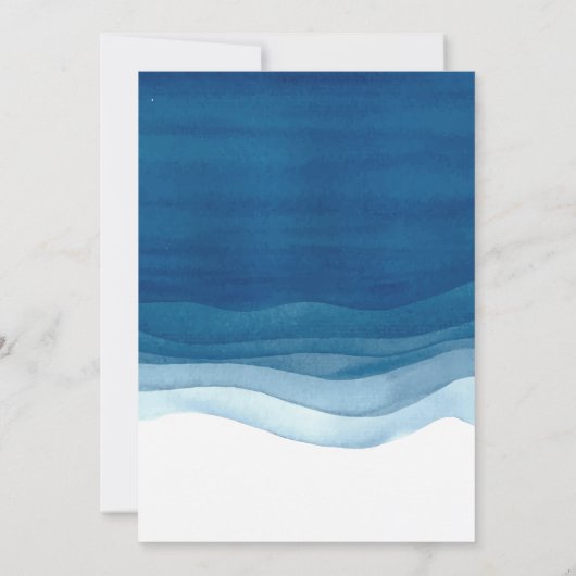 Boy Blue Baptism uitnodiging, eerste communie Kaart (Achterkant)