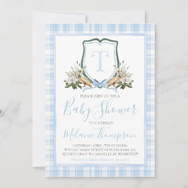 Boy Blue Pelican Baby shower Preppy Southern Kaart