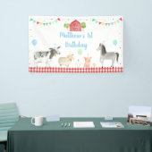 Boy Boerderij Barnyard Verjaardag Spandoek (Beurs)