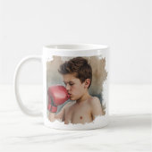 boy boxer mug koffiemok (Links)