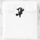 Boy Break Dancer Silhouette Sticker Sheet (Tas)