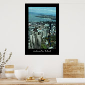 Boy Bungee Jumping van Sky Tower Poster (Keuken)