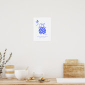 Boy Bunny verjaardagscentrum poster (Keuken)