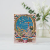 Boy Cannon Fireworks Firecracker Firecrackers Briefkaart (Staand voorkant)