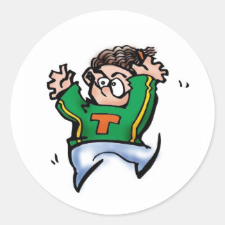 Boy Cheerleading Ronde Sticker