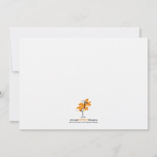 Boy Christening Uitnodiging (Achterkant)