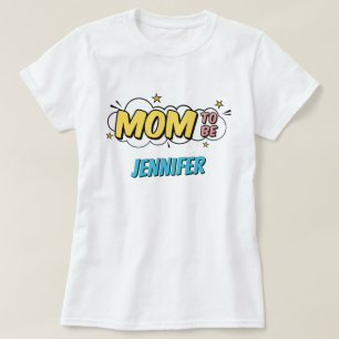 Boy Comic Book Superhero Baby shower Moeder T-shirt