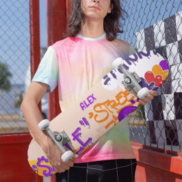 Boy Comic Pop Art Style skateboard