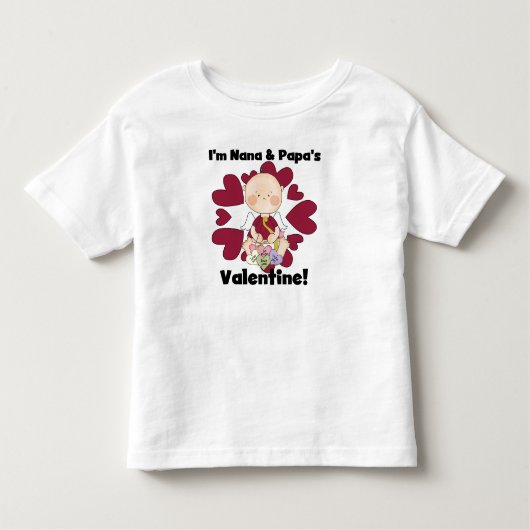 Boy Cupid Nana en Papa's Valentijn Tshirts (Voorkant)