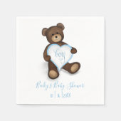 Boy Cute Beer Stuffed Animal Servet (Voorkant)