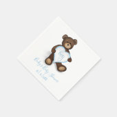 Boy Cute Beer Stuffed Animal Servet (Hoek)