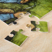 Boy Cutting Grass met Sickle door Vincent van Gogh Legpuzzel (Zijkant)