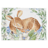 Boy Deer Baby shower Baby Gift Groot Cadeauzakje (Achterkant)