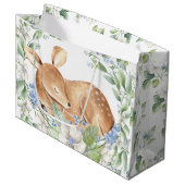 Boy Deer Baby shower Baby Gift Groot Cadeauzakje (Voorkant Gekanteld)