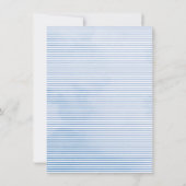 Boy Deer Waterverf Oh Boy Baby shower Kaart (Achterkant)