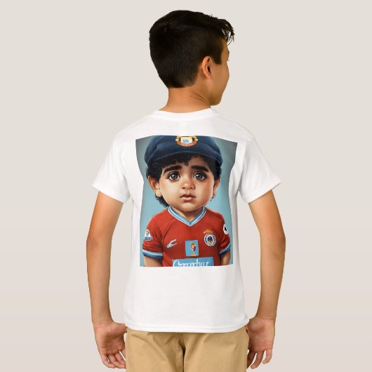 Boy Design T-shirt (Achterkant volledig)
