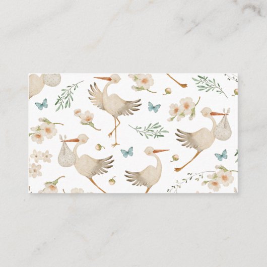 Boy Diaper Raffle Informatiekaartje (Achterkant)