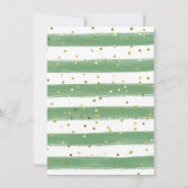 Boy Dino Trex 3rd Birthday Invitation Kaart (Achterkant)