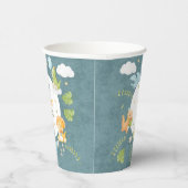 Boy Dinosaur 1st Birthday Party One-A-Saurus Papieren Bekers (Rechts)