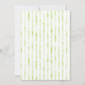 Boy Dinosaur Baby shower Kaart (Achterkant)