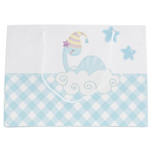 Boy Dinosaur Slapeping Groot Cadeauzakje (Voorkant)