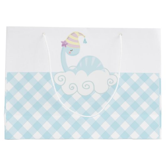 Boy Dinosaur Slapeping Groot Cadeauzakje (Achterkant)