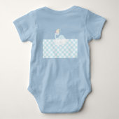 Boy Dinosaur Slapeping Romper (Achterkant)