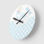 Boy Dinosaur Slapeping Ronde Klok (Hoek)