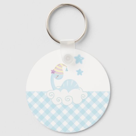 Boy Dinosaur Slapeping Sleutelhanger (Voorkant)