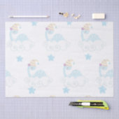 Boy Dinosaur Slapeping Tissuepapier (Craft)