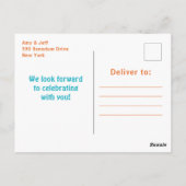 Boy Dinosaurs Birthday Party Briefkaart (Achterkant)