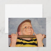 Boy Doen Chin Ups, Fitness en Oefening (Voorkant / Achterkant)